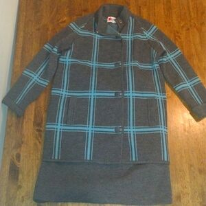 60's Vintage Gina Teresa Window Pane Plaid 100% Pure Wool Jacket/Skirt Set 14